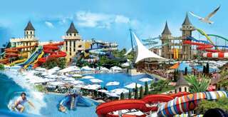 Отель Aqua Paradise Resort & Aqua Park Несебр Стандартный двухместный номер с 1 кроватью и бесплатным доступом в аквапарк-9